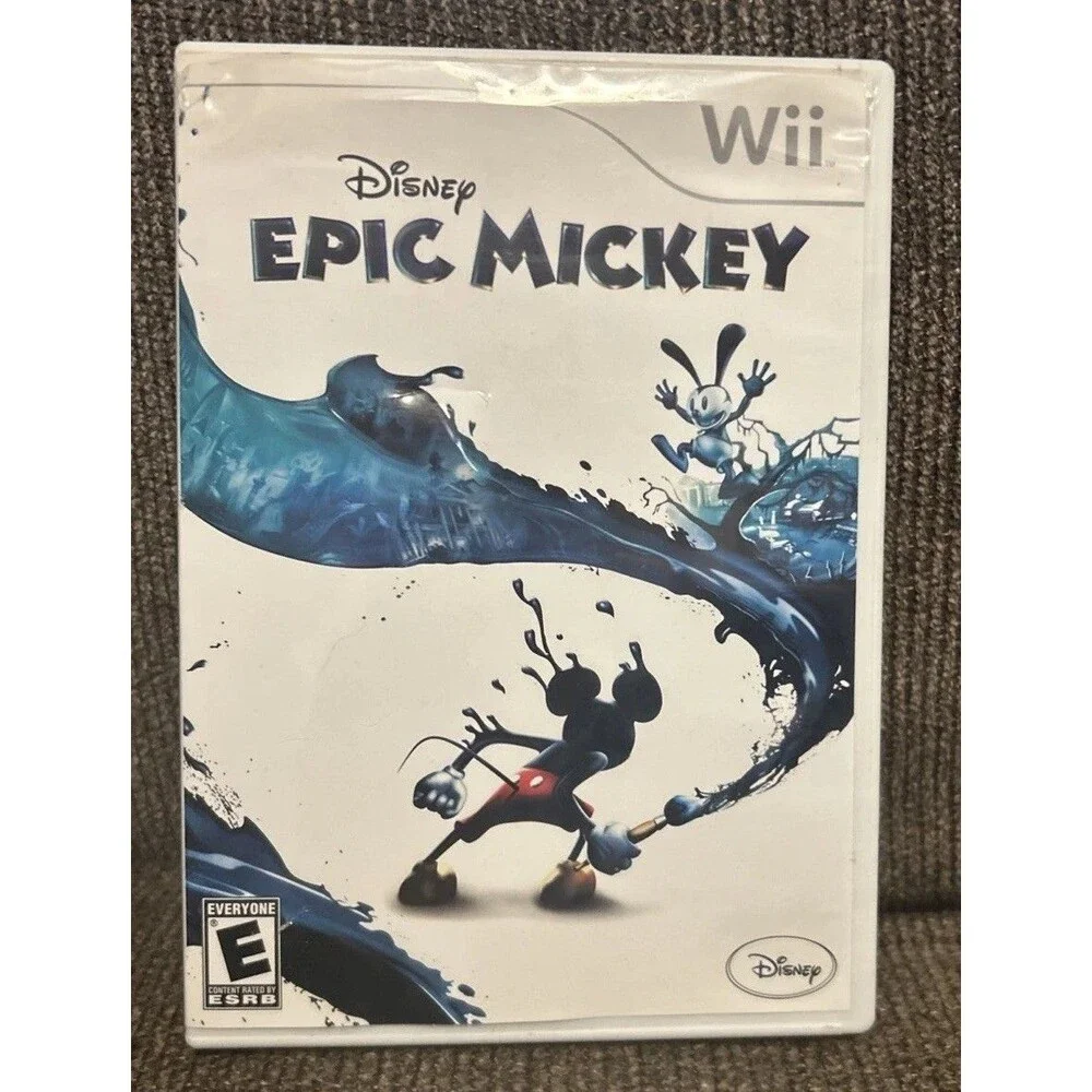 Disney Epic Mickey (Nintendo Wii, 2006) No Manual -Tested Works Nintendo Game